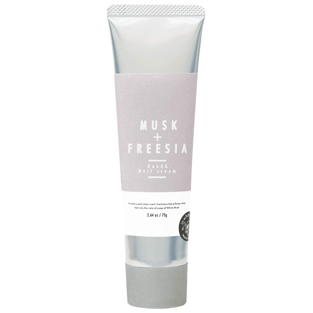 Nor Corporation More Room Hand Nail Cream with Moisturizing White Musk Freesia 75g & Ingredients, MRM-10-1, & Scent, (x 1)