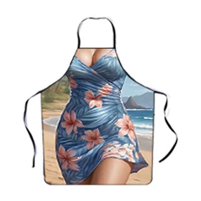 Sexigt Bikinimönster Kreativt Hög Utseendenivå Förkläde Fläckresistent Rolig Personlighet Grillförkläde.
