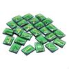 25Pcs Rune Chakras Runes s,Crystal Rectangle Shaped Pendant Decor