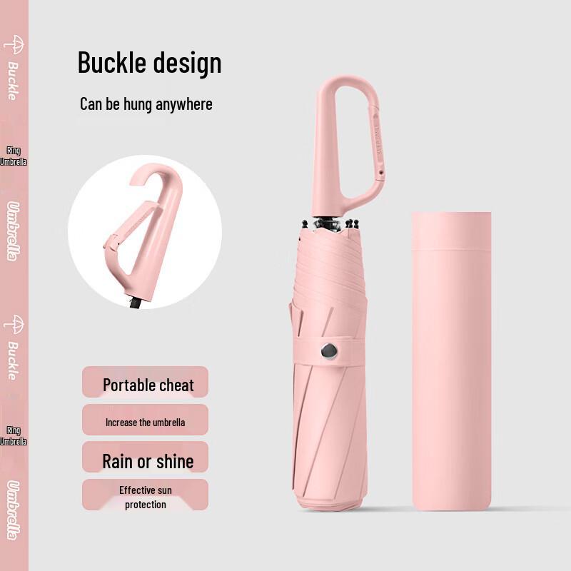 Nanqiao Macaron Series UV Protection 3-Fold Travel Umbrella