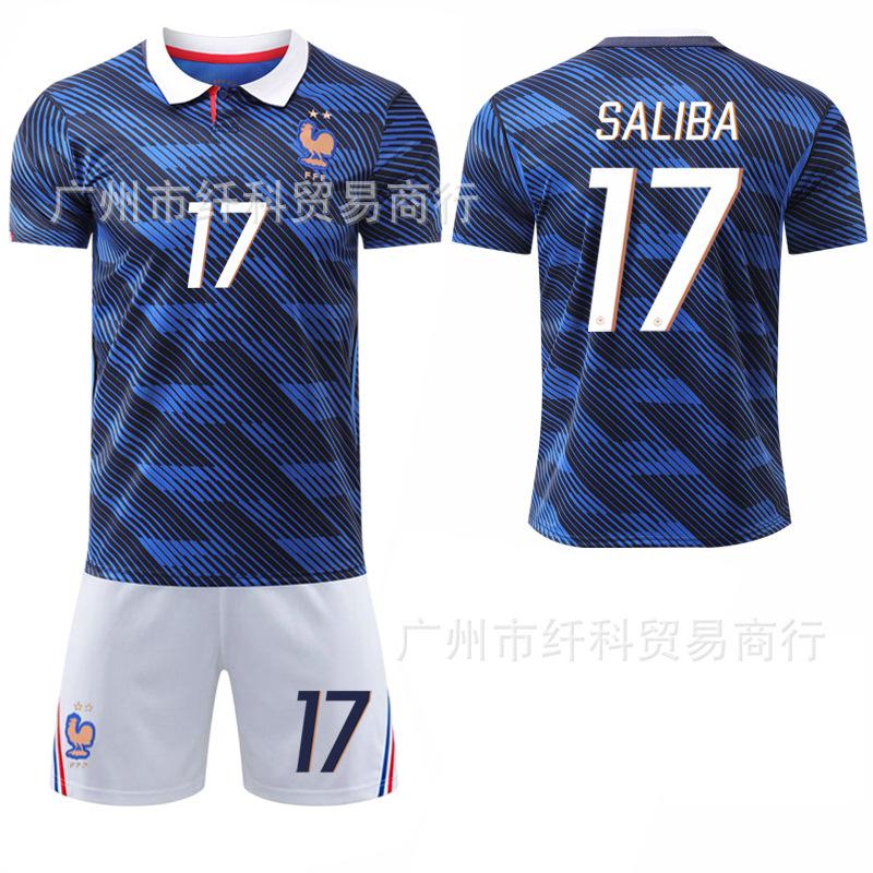 2026-27 World Cup France home football jersey 7 Dembele 11 Olise white pants No. 10 Mbappe jersey