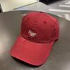 Unisex Casual Cotton Baseball Cap With Embroidered Letters For Sun Protection And Breathability
