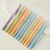 12Pcs Professional Long Handle Crochet Hook 2.0mm-10mm Ergonomic Crochet Hook Set Crochet Needle for Beginner