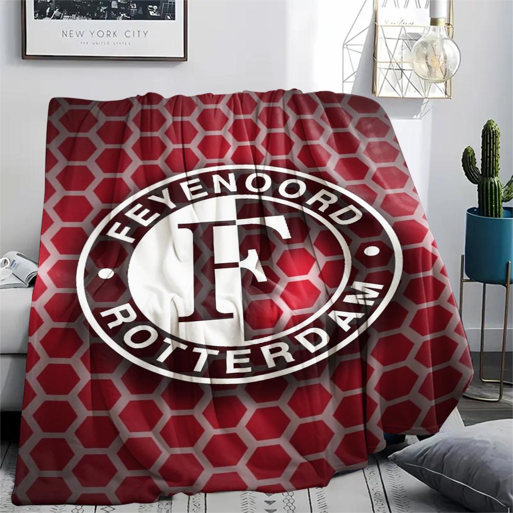1pc Feyenoord Print Flannel Blanket, High Quality Comfortable for All Seasons, Home Decor, Warmth and Comfort, Perfect for Christmas Gifts53
