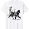 Trendy Streetwear Minimalist Cat Art T Shirt Womens Unisex Cotton Tee Casual Summer Oversized Humor Short Sleeve Cats Lovers Gifts