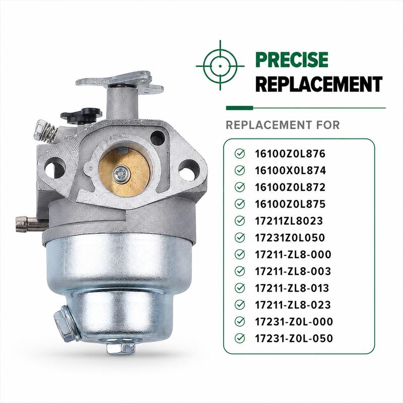For Honda GCV160 GCV190 GCV135 GCV145 Lawn Mower Carburetor Kit Air Filter Spark Plug Replaces 16100Z0L876 17211ZL8023 Set