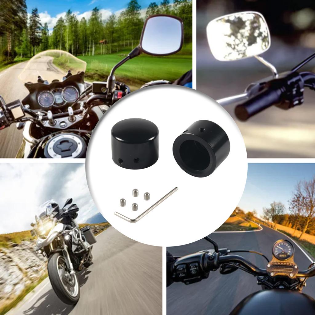 Motorcycle Front Axle Nut Covers, Left & Right Front Axle Caps for 883/1200 48