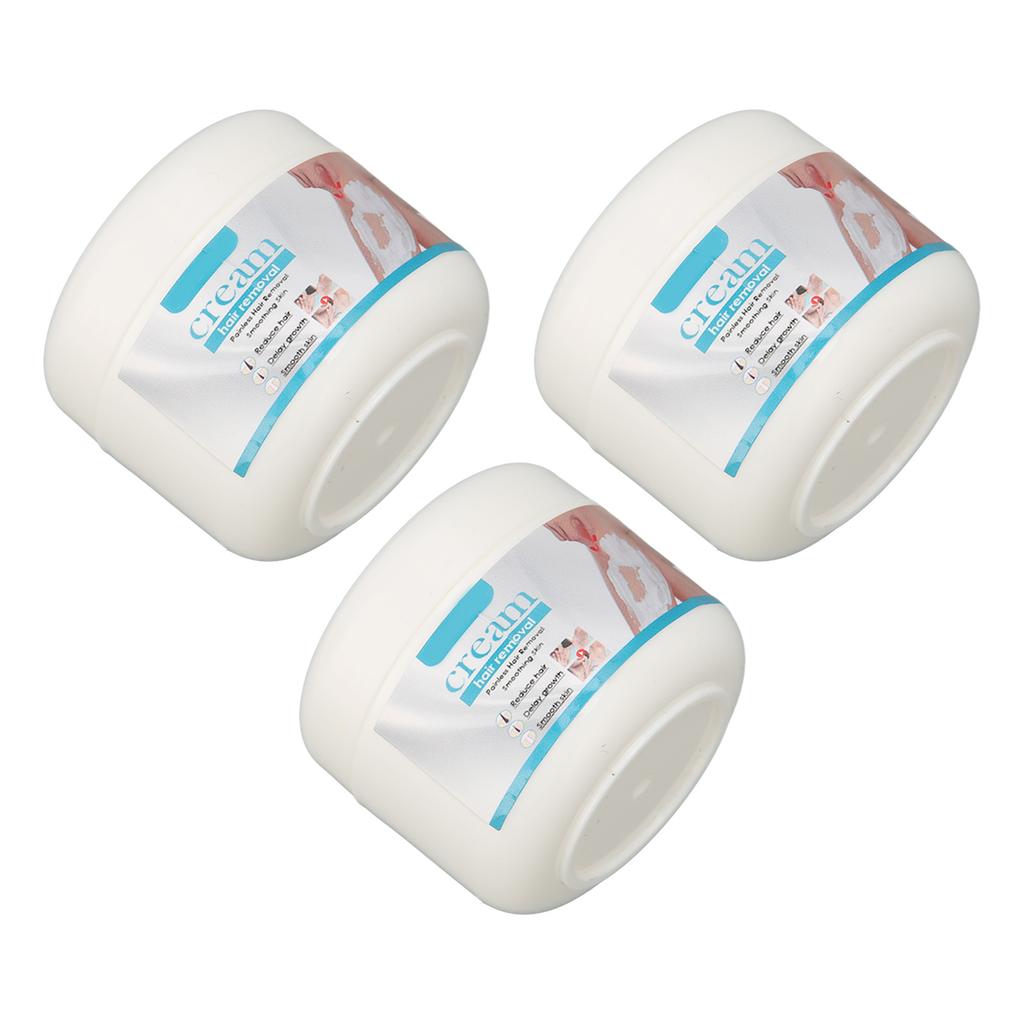 3 Boxes Hair Removal Depilatory Cream Mild Painless Smoothing Skin for Face Arms Legs Back Underarms Bikini Line