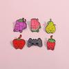 Charming Cute Cartoon Fruit Brooches Featuring Adorable Strawberry Watermelon Grape Designs