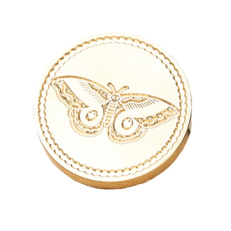 Butterfly Sealing Wax Stamp for DIY Christmas Envelopes Card Wedding Invitation Decoration Brass Swallow Wax Seal Stamp