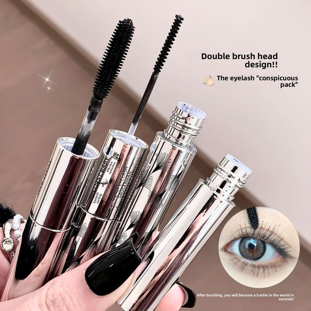 Double-headed Mascara Naturally Thick Long Curly Shape Mascara Waterproof  Long-lasting Styling Daily Cosmetic Students  Fashionable Makeup Women