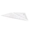 Chart Drawing Triangle Ruler 405mm Large Scale Multifunctional Acrylic Triangle Ruler Protractor Set for Distance