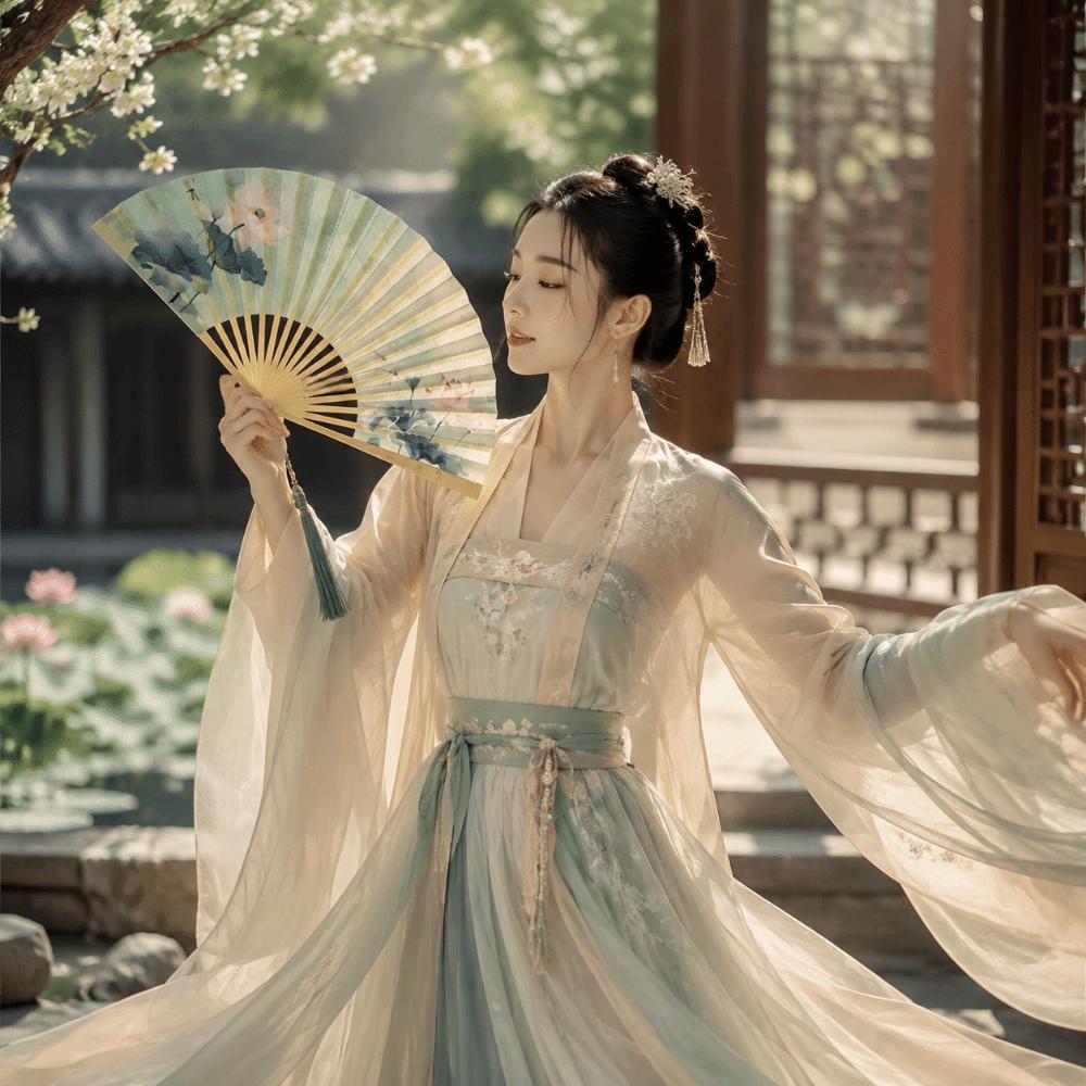 Chinese Style Hand Fan Collapsible Dance Fan Portable Folding Handheld Fan  Party