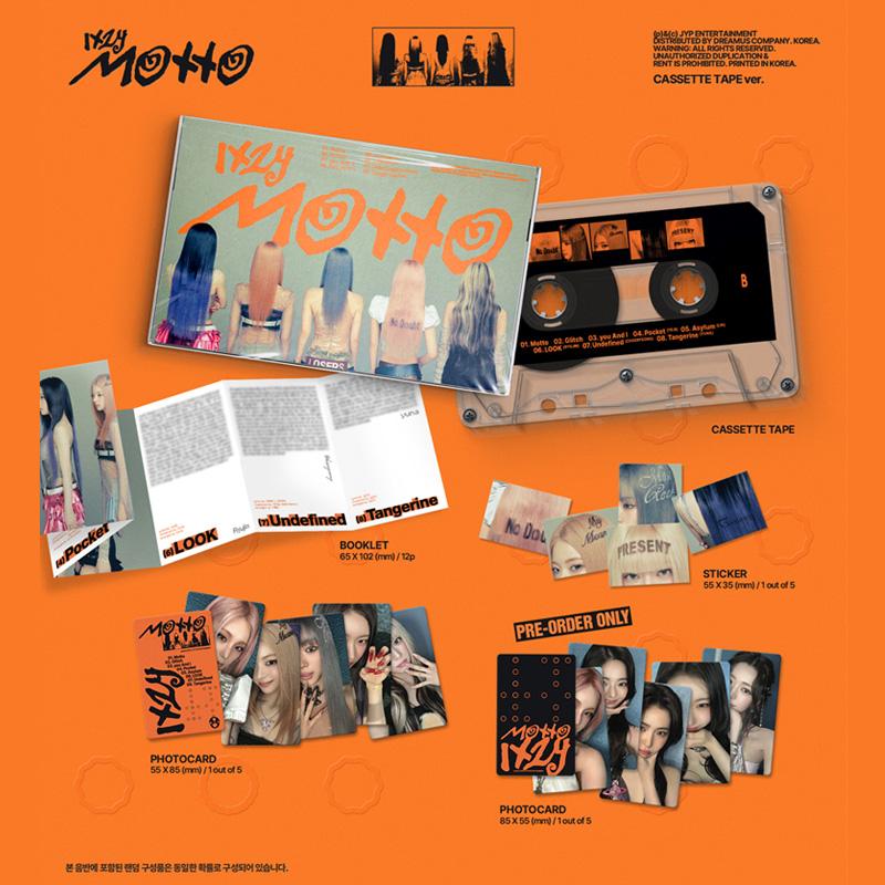 [PRE PEDIDO] ITZY – Motto (CINTA DE CASSETTE Ver.)