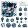 65pcs Waterproof Christmas Ball Set Shatterproof Hanging Ornament  Wedding