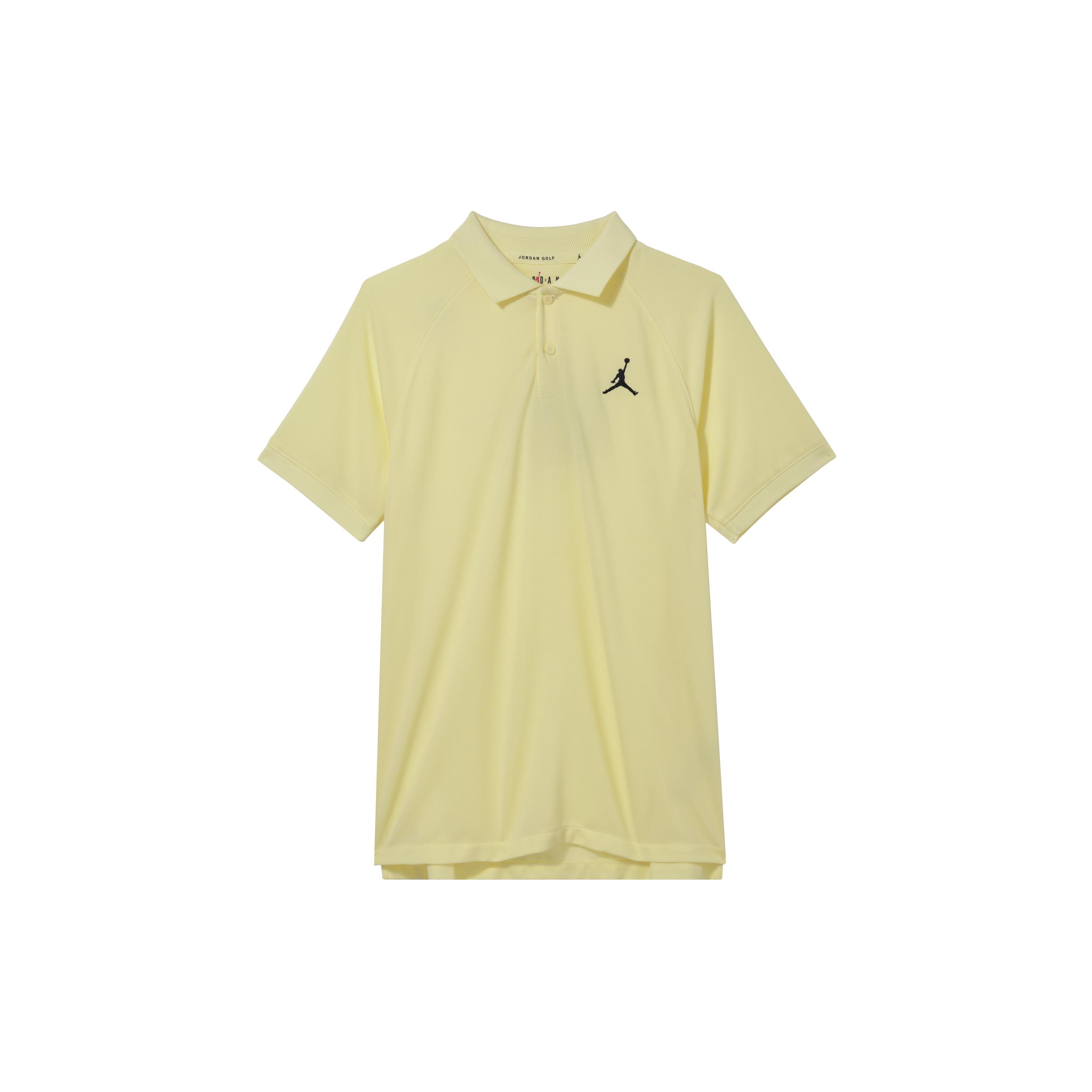 Jordan Dri-FIT Mens Sport Golf Polo Shirt Yellow DZ0541-706 M