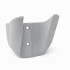 A Practical Wall-mounted Brush Holder In Gray.