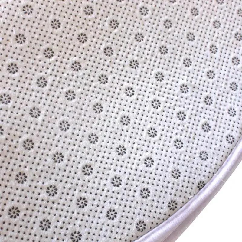 Black and White Girl Avatar 3D Carpet – Circle Rug for Living Room, Area Rug, Outdoor Rug, Room Decoration, Yoga Mat