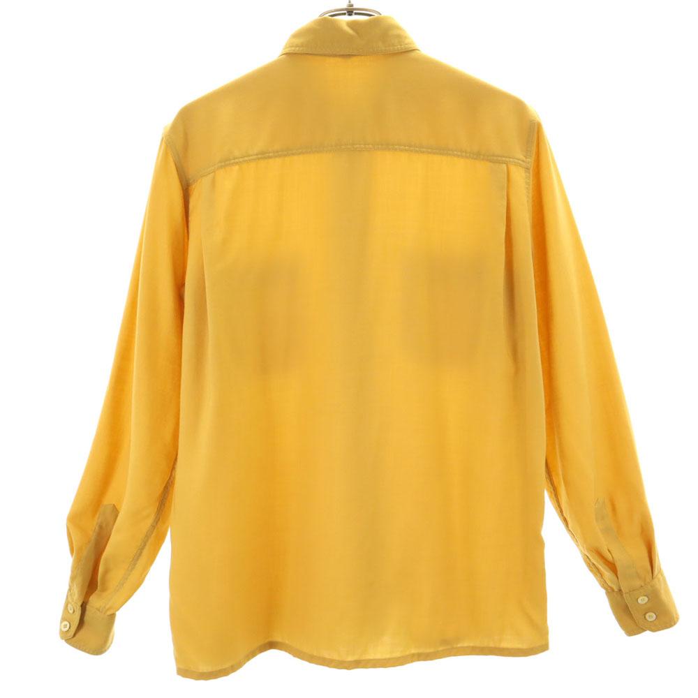 CELINE Swiss made Long sleeve shirt 38 mustard Women Used