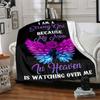 1PC Angel Wings, Mom Memorial Blanket - Soft Warm All-Season Throw for Sofa, Bed, Car, Office, Throw For Sofa Yy250916129