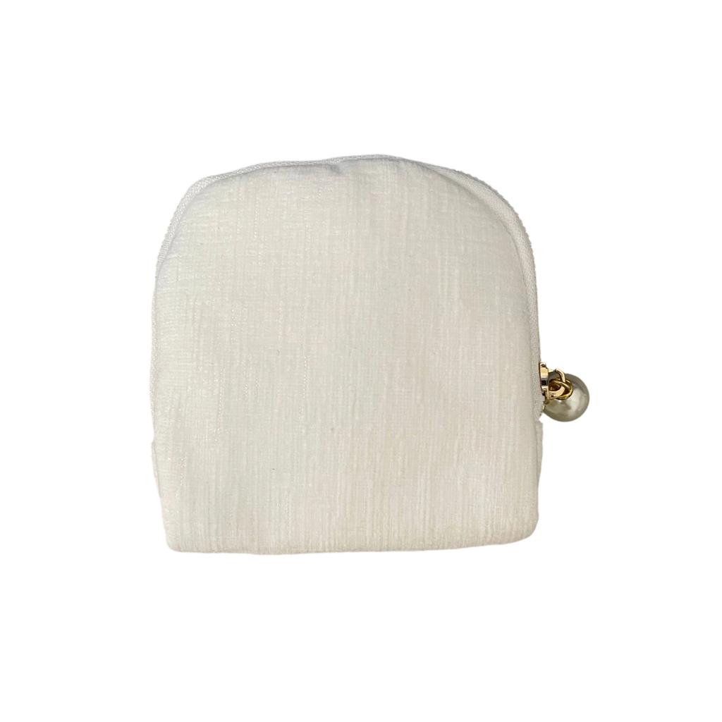 Sieradenopbergtasje met kwastje en ritssluiting, sieradentasje voor ringen, hangers en armbanden, draagbare sieradenorganizer