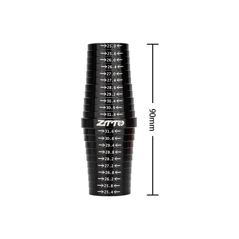 Bicycle Seat Tube Measuring Tool 25mm To 31.8mm Bike Seatpost Multifunctional Portable Tools Cycling Accessories For Various Seat Post Sizes