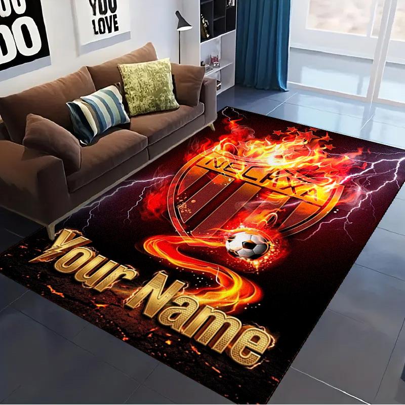 Name Custom Necaxa Fc Carpet Rug for Living Room Bedroom Home Sofa Decoration,Kids Play Non-slip Floor Mat
