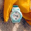 Casio CASIOBABY-G Street Style Contrast Color Tide Classic Pointer Dual Display Dial Sports Waterproof Quartz Movement Resin Strap BGA-180BE-2B