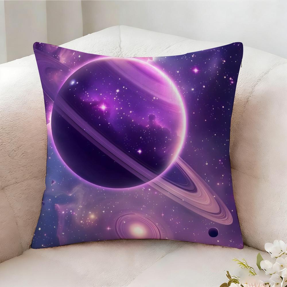 Space Starry Sky Pillow Case Pillowcase Doublesided Printed Sofa Cushion Bedroom Headboard Pillow