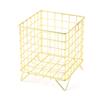 Nordic Iron Square Storage Basket - Four-Legged Desktop Organizer for Makeup and Sundries