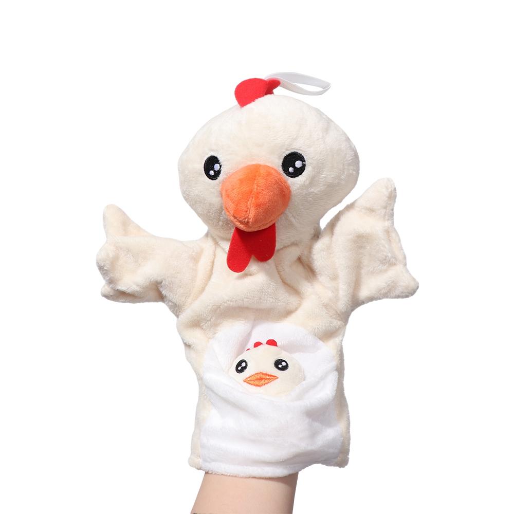 Plush Animal Puppet Parent-Child Children Plush Gloves Cute Children's Hand Puppet  Kid