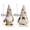 Handmade Swedish Tomtes Chefs Gnome Standing Coffee Gnome Facelesses Doll Decors