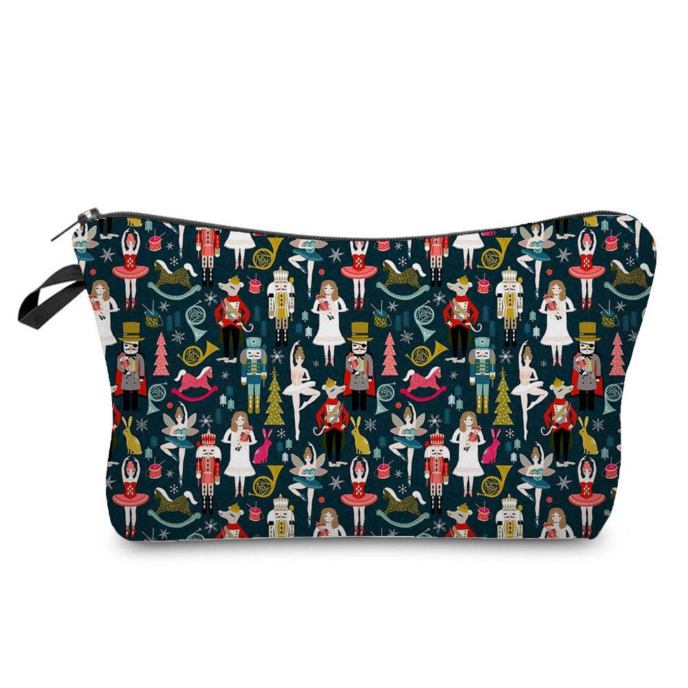 Damen Ballett Print Kosmetiktasche Toilettenartikel Organisieren Reise Aufbewahrungskoffer  6441