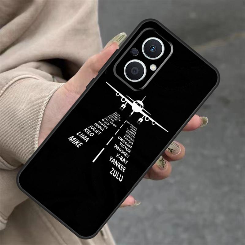 Flugzeugpilot Koffer Für OPPO Reno 8T 13F 14F 12F 11F 10 12 13 14 Pro 7 8 Lite OPPO Find X8 X6 X9 Pro Hülle