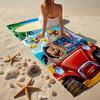 Ultra-Soft Beach Towel with Stitch Theme,Ideal for Pool - Camping, Diving - Perfect Travel Essential, Vibrant Beach Towel.