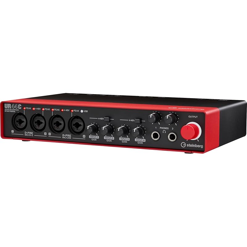 

steinberg Steinberg USB3.0 audio interface 32bit/192kHz red UR44C RD