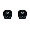 1pair Universal Fit Skull Headrest Cover Vivid Flat Print Gothic Seat Protector  Daily Commute