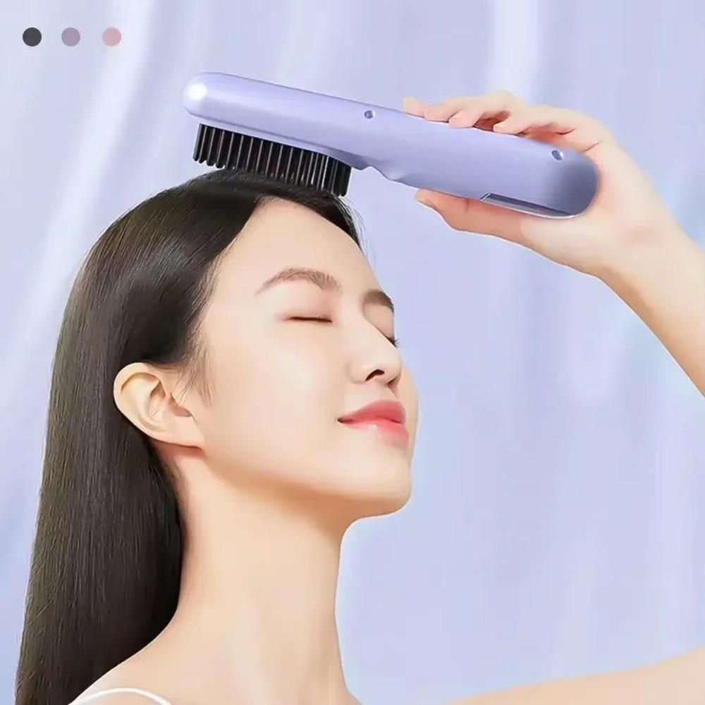 Anti-Scald Design Electric Hair Brush Electric Straightening Comb  Straight Hair