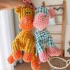 Cute Donkey Plush Toy for Dogs - Squeaky Chewable Interactive Pet Toy with Funny Sound, Soft Plush Puppy Teething Toy