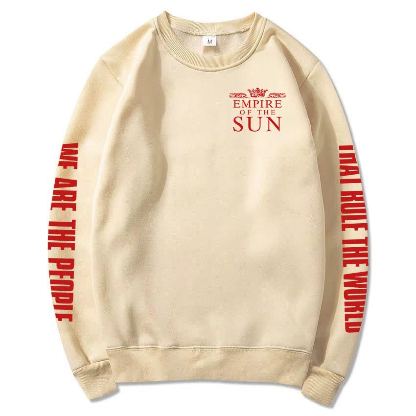 We Are The People Black Long Sleeve Sweatshirt Empire of The Sun Graphic Hoodies Long Sleeve Unisex Clothing