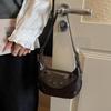 Trendy Fashion Rivet Handbag, High-end Texture Large-capacity Women's Underarm Bag, Retro Design Hobo Crossbody Bag KTB