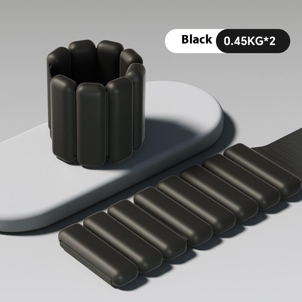 2 יחידות צמיד נשיאת עומס שק חול אימון כושר קיבולת נשיאת עומס ריצה פרק כף היד משקל נגד יוגה עמיד לזיעה