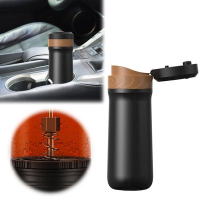 320ML Tea/Coffee Mug with Coffee Plunger Filter Stainless Steel Coffee Maker and Tea Maker for Travel Camping and Everyday Use