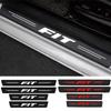 4pcs Car Sill Pedal Rear Bumper Protection Stickers for Honda FIT     2018 2017 2016 2015 2014