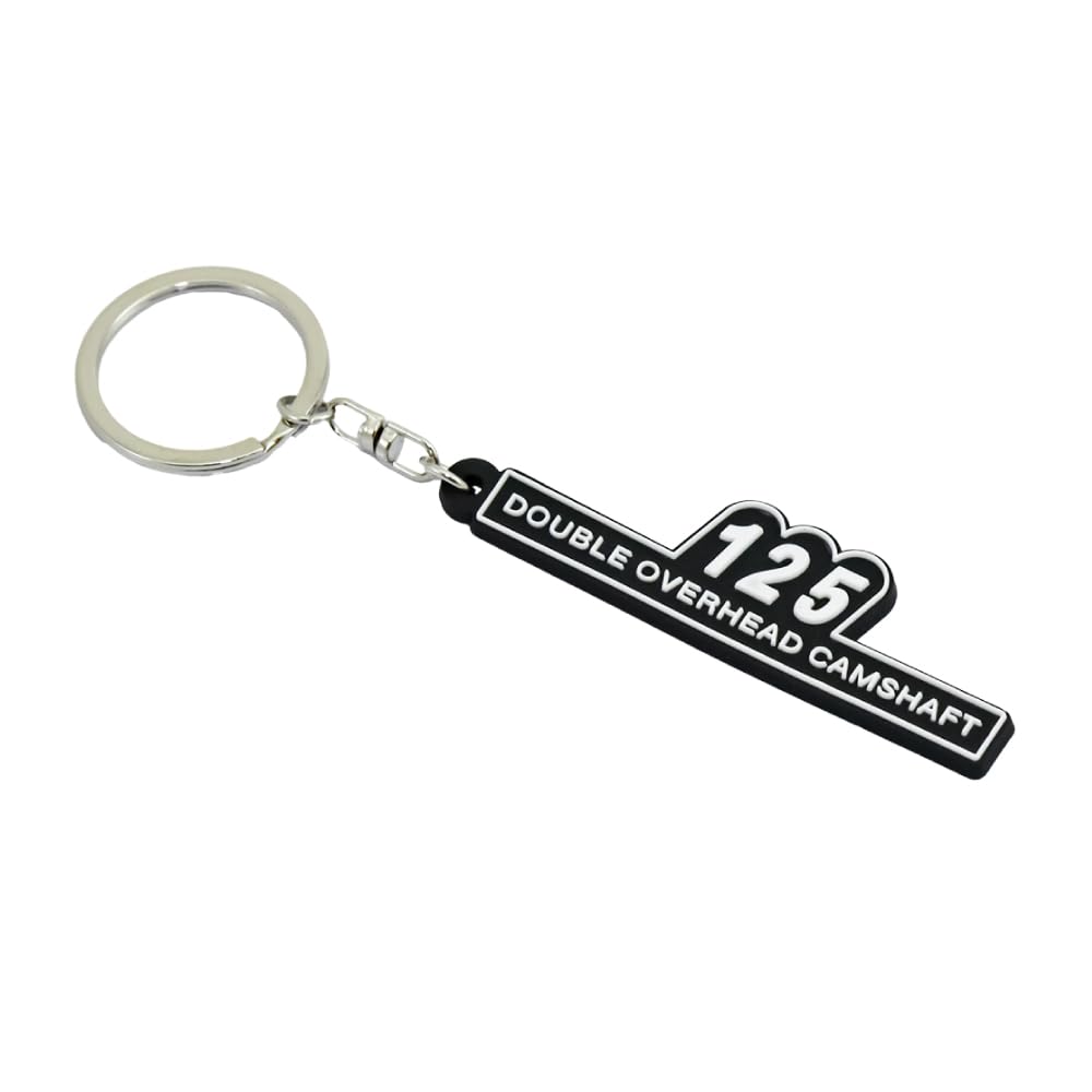 125 Side Cover Emblem Style Silicone Keychain Z125 Super Cub