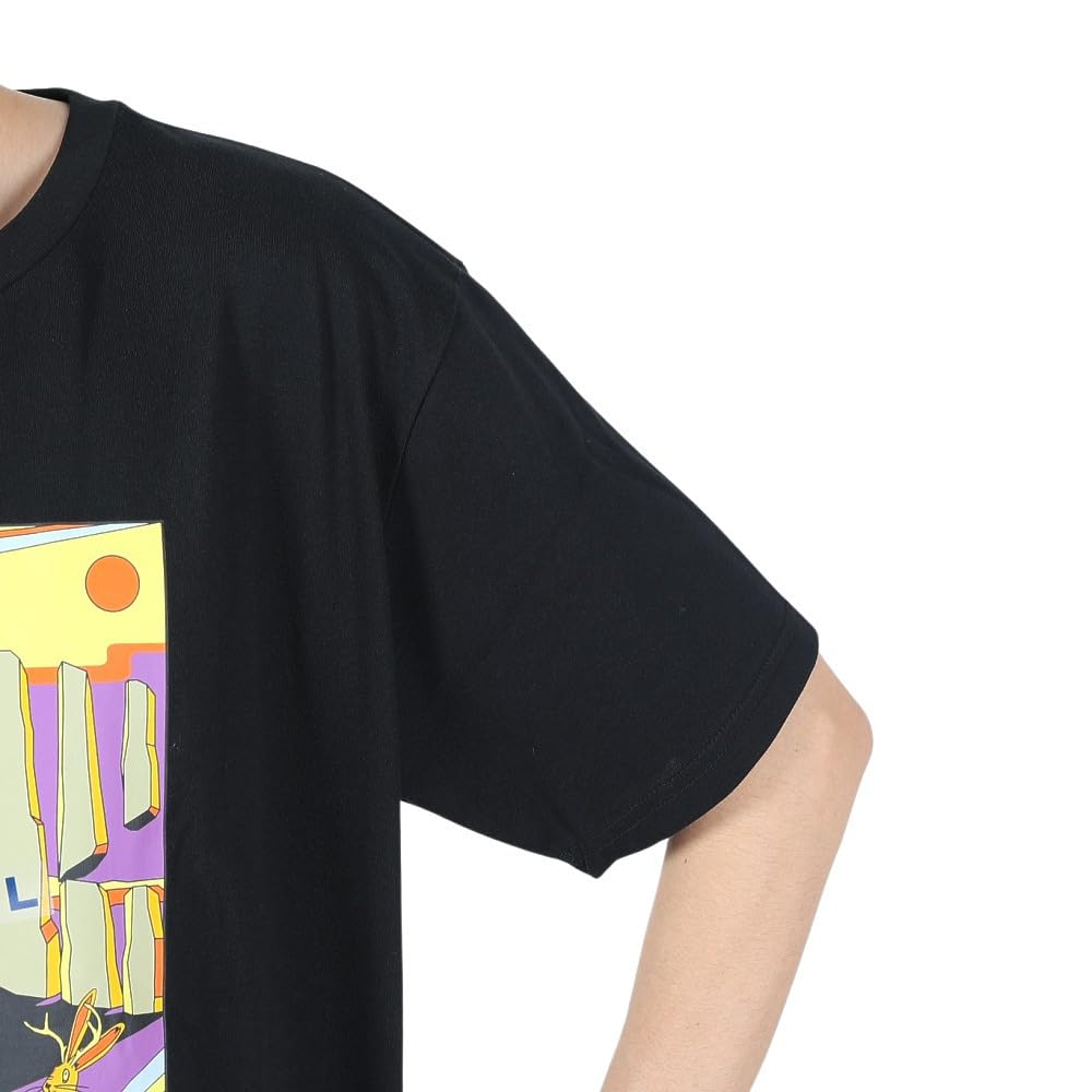 NB AT Graphic MT21509 Short Sleeve Black S [New Balance] T-shirt T-shirt (BK)