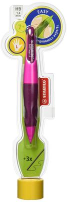 Stabilo Easy Ergo Druckbleistift, 1,4 mm, Linkshänder, 7881-001, Rosa