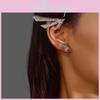 Womens Punk Style Alloy Earrings With Geometric Design For Spring Fashion