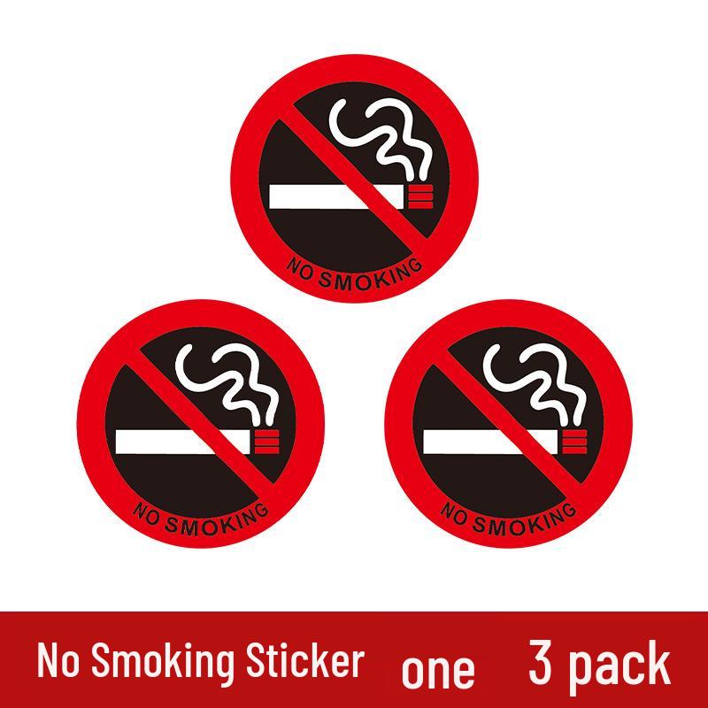 No Smoking Sticker for Car & Home - Prohibitive Warning Sign