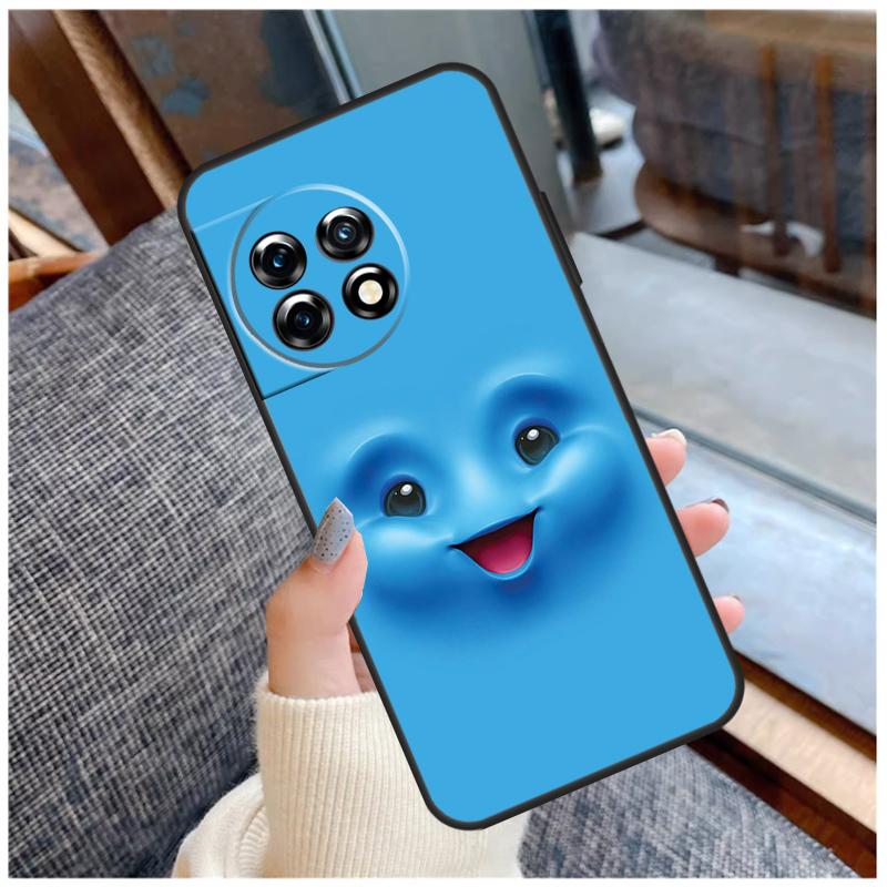 3D Funny Face Cute Case For OnePlus 13R 13T 12R 10R 10T 15 13 12 11 10 9 Pro Nord 5 CE 2 3 4 Lite N20 N30 Coque